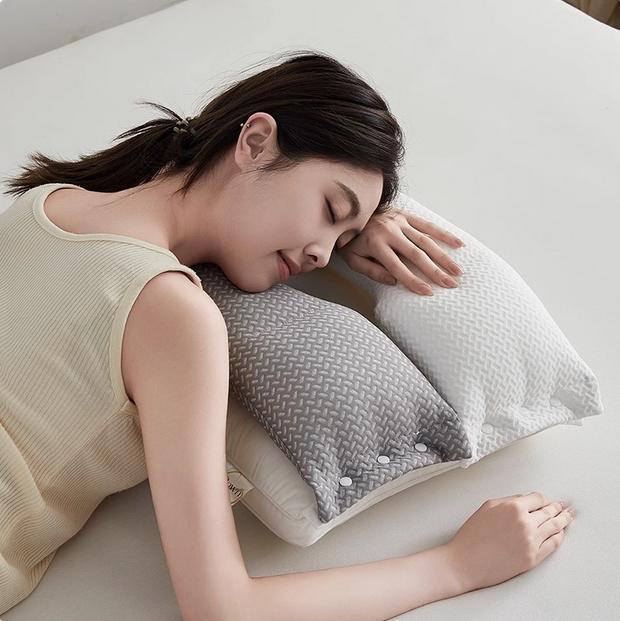 全新升级款护颈枕不压脸护颈枕芯枕头一对装家用睡觉专用枕一只装